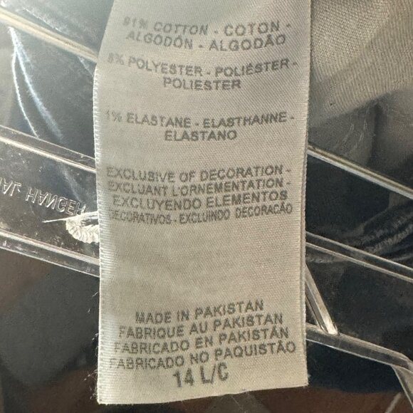 Signature by Levi Strauss Modern Bootcut Jeans Blue Stretch Denim Size 14 Long - Picture 4 of 7